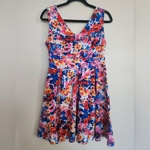 Floral Sleeveless Dress